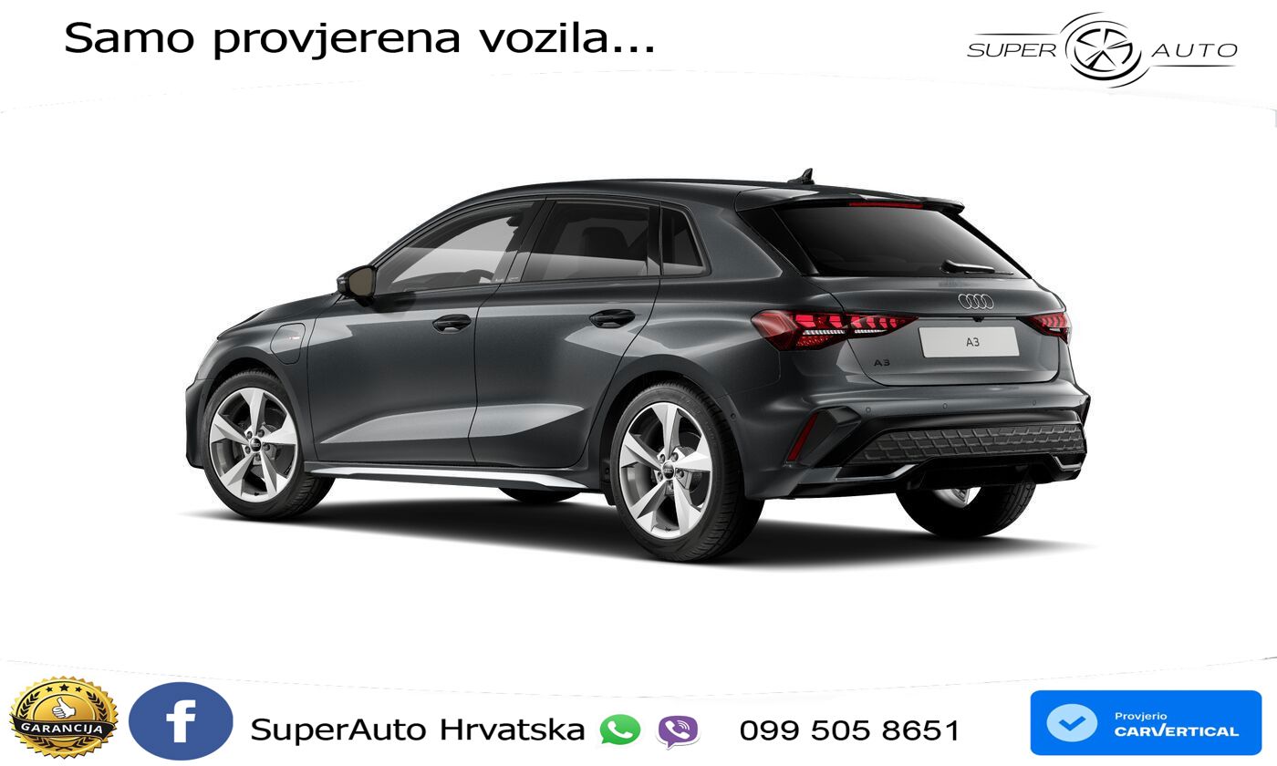 Audi A3 40 TFSIe (204 KS) S tronic S line LED+GR SJED+ACC