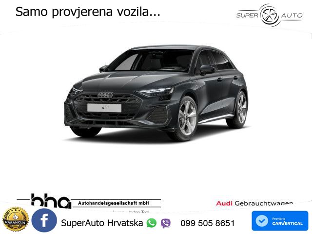 Audi A3 40 TFSIe (204 KS) S tronic S line LED+GR SJED+ACC