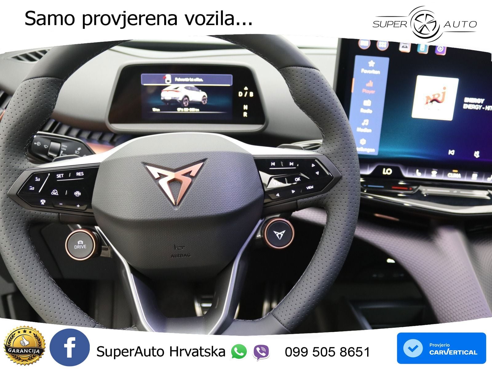Cupra Tavascan 82 kWh (286 KS) LED+GR SJED+ACC