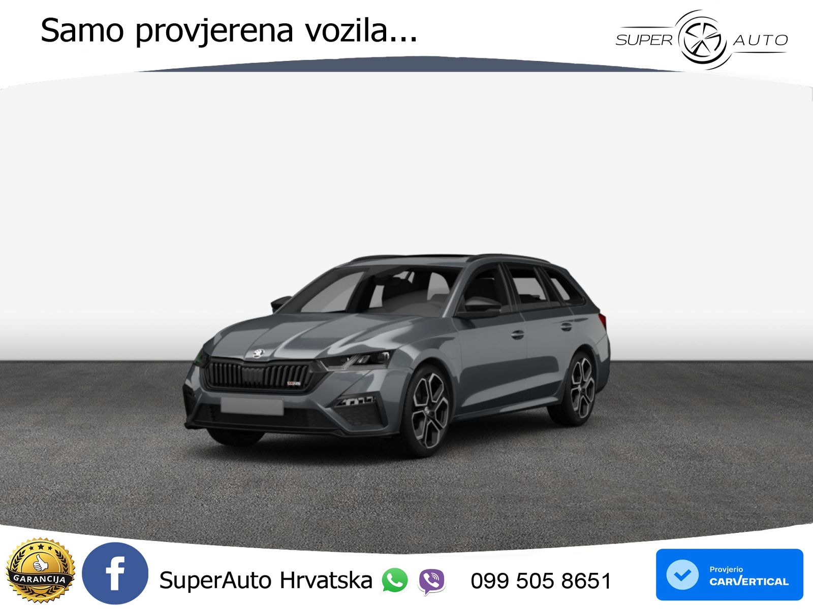 Škoda Octavia Combi RS 2.0 TDI (200 KS) DSG LED+GR SJED+ACC