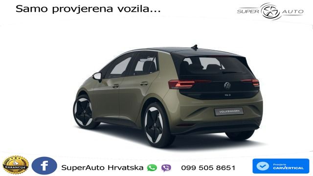 Volkswagen ID.3 Pro 62 kWh (204 KS)