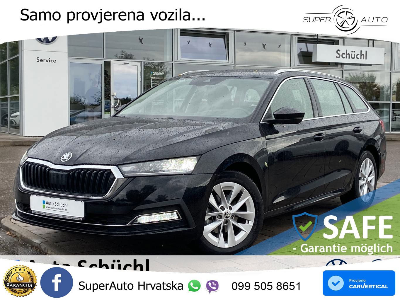 Škoda Octavia Combi 1.5 TSI EVO e-TEC (150 KS) DSG LED+GR SJED+ACC