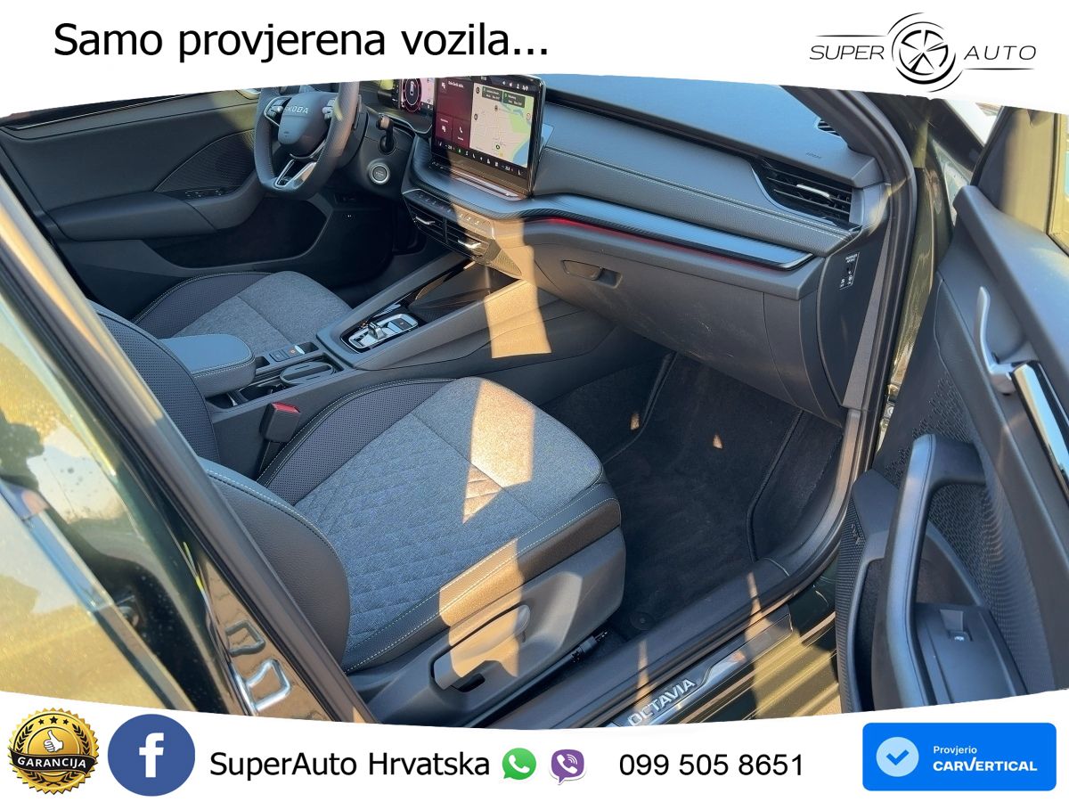 Škoda Octavia Combi 2.0 TDI (150 KS) DSG SportLine ACC+HEAD+GR SJED+360+PANO