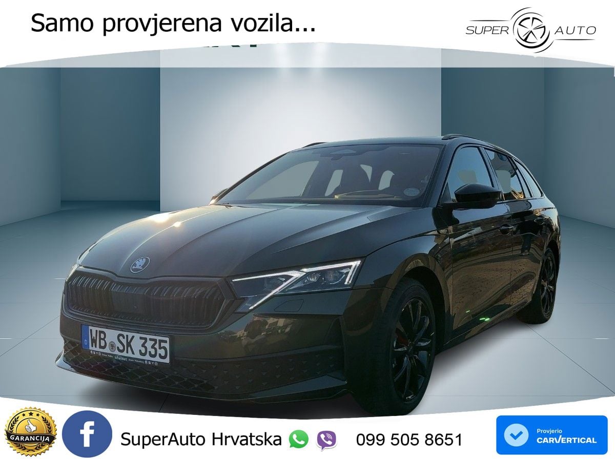 Škoda Octavia Combi 2.0 TDI (150 KS) DSG SportLine ACC+HEAD+GR SJED+360+PANO