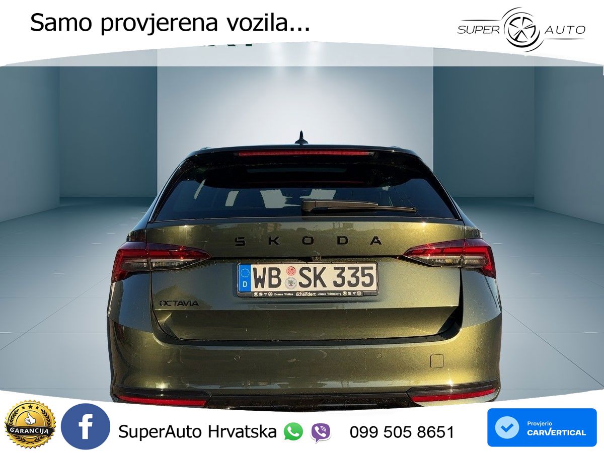 Škoda Octavia Combi 2.0 TDI (150 KS) DSG SportLine ACC+HEAD+GR SJED+360+PANO