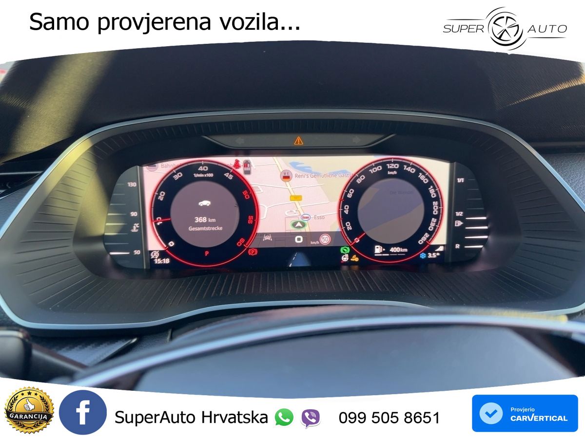 Škoda Octavia Combi 2.0 TDI (150 KS) DSG SportLine ACC+HEAD+GR SJED+360+PANO