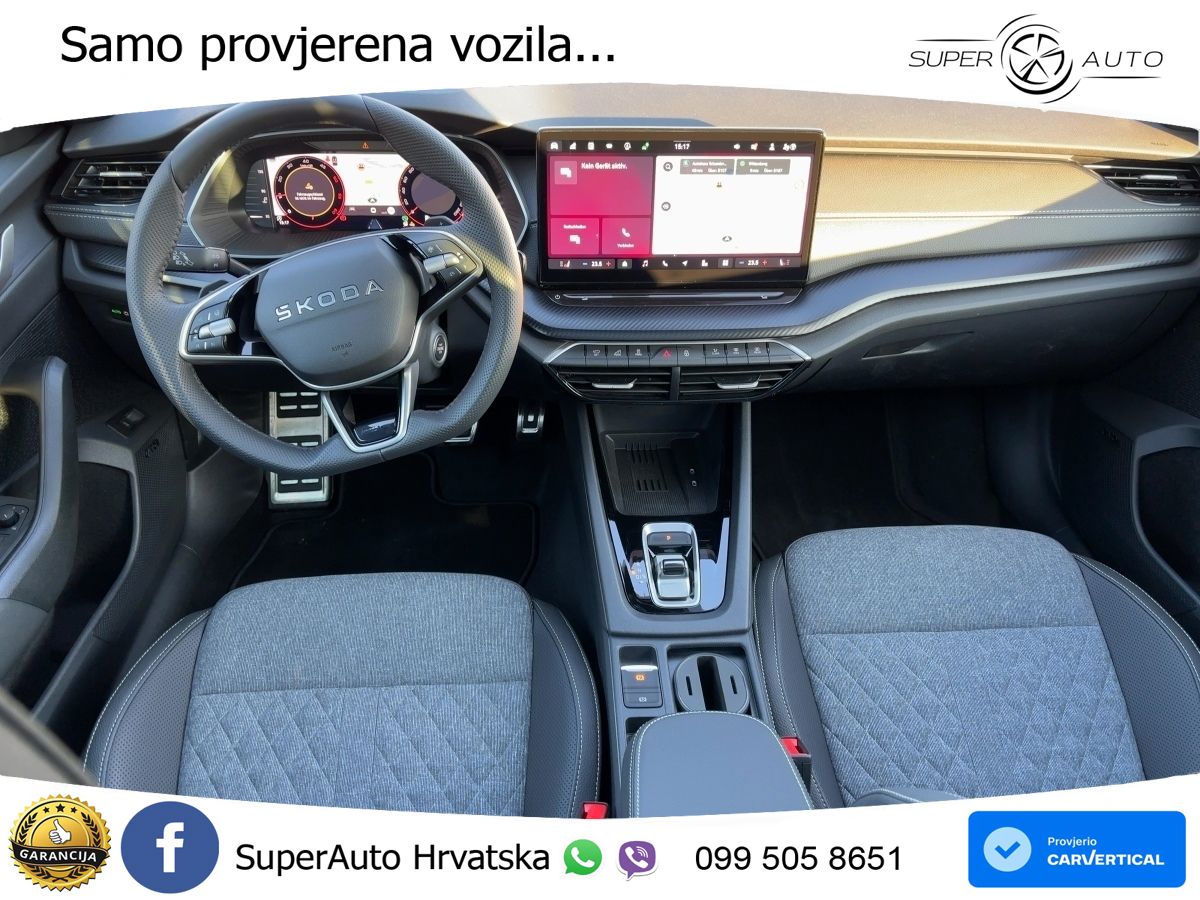 Škoda Octavia Combi 2.0 TDI (150 KS) DSG SportLine ACC+HEAD+GR SJED+360+PANO