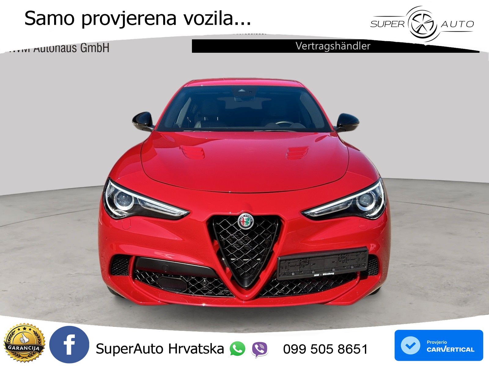 Alfa Romeo Stelvio Quadrifoglio 2.9 V6 Bi-Turbo (520 KS) Q4 Automatic