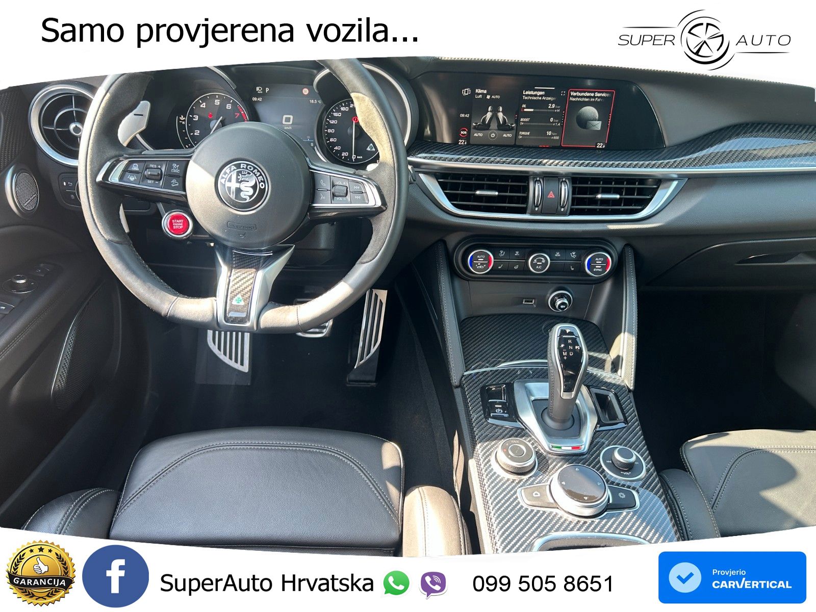 Alfa Romeo Stelvio Quadrifoglio 2.9 V6 Bi-Turbo (520 KS) Q4 Automatic