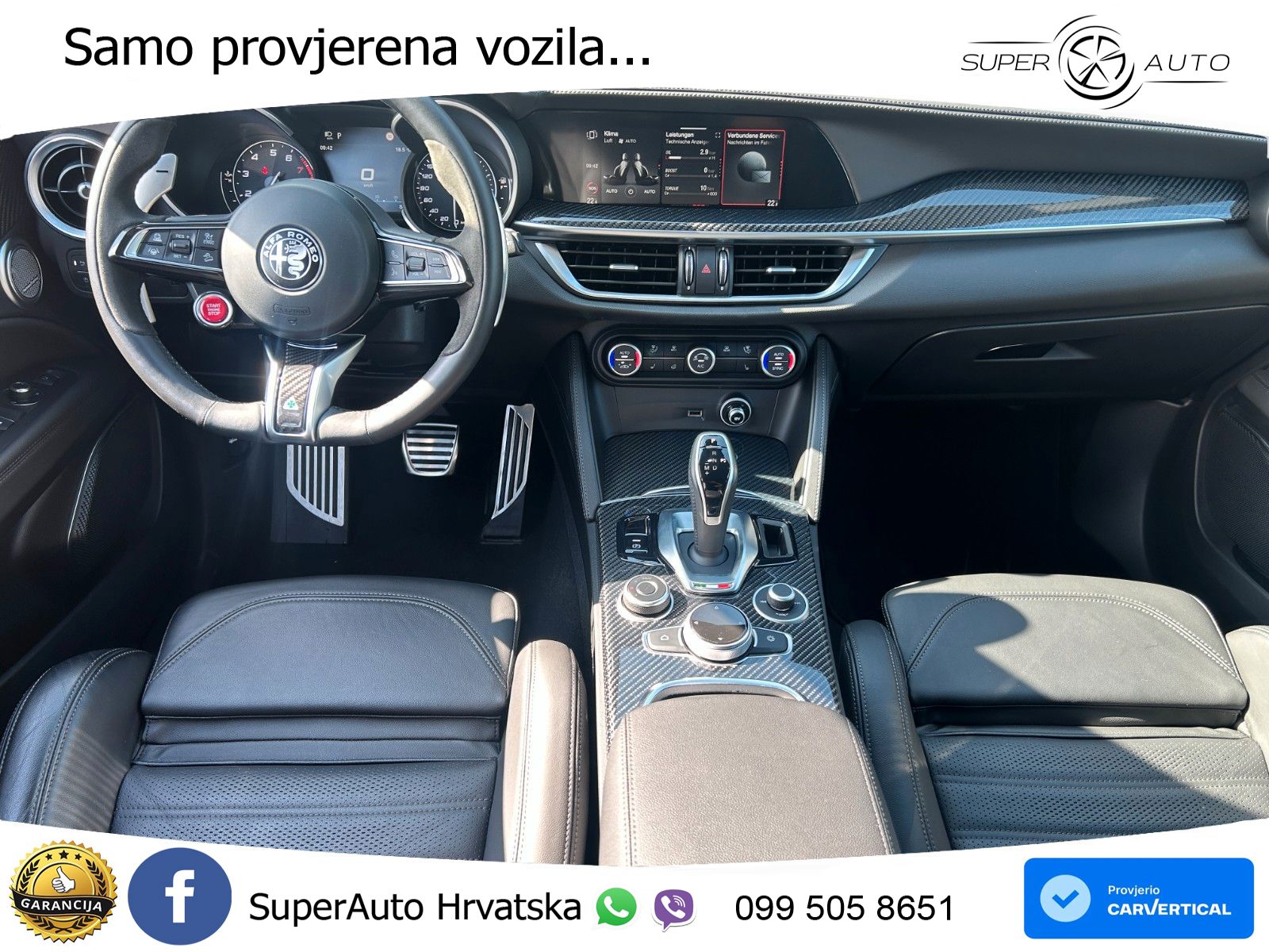 Alfa Romeo Stelvio Quadrifoglio 2.9 V6 Bi-Turbo (520 KS) Q4 Automatic