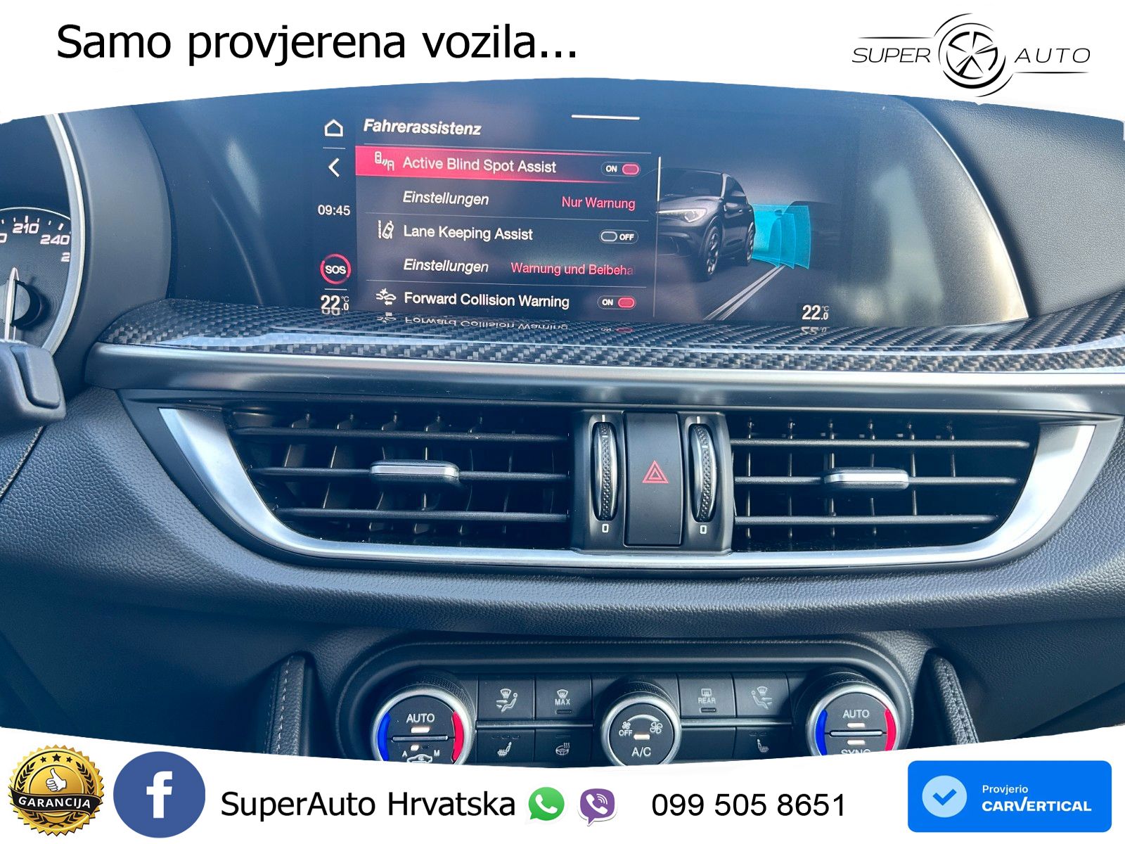 Alfa Romeo Stelvio Quadrifoglio 2.9 V6 Bi-Turbo (520 KS) Q4 Automatic