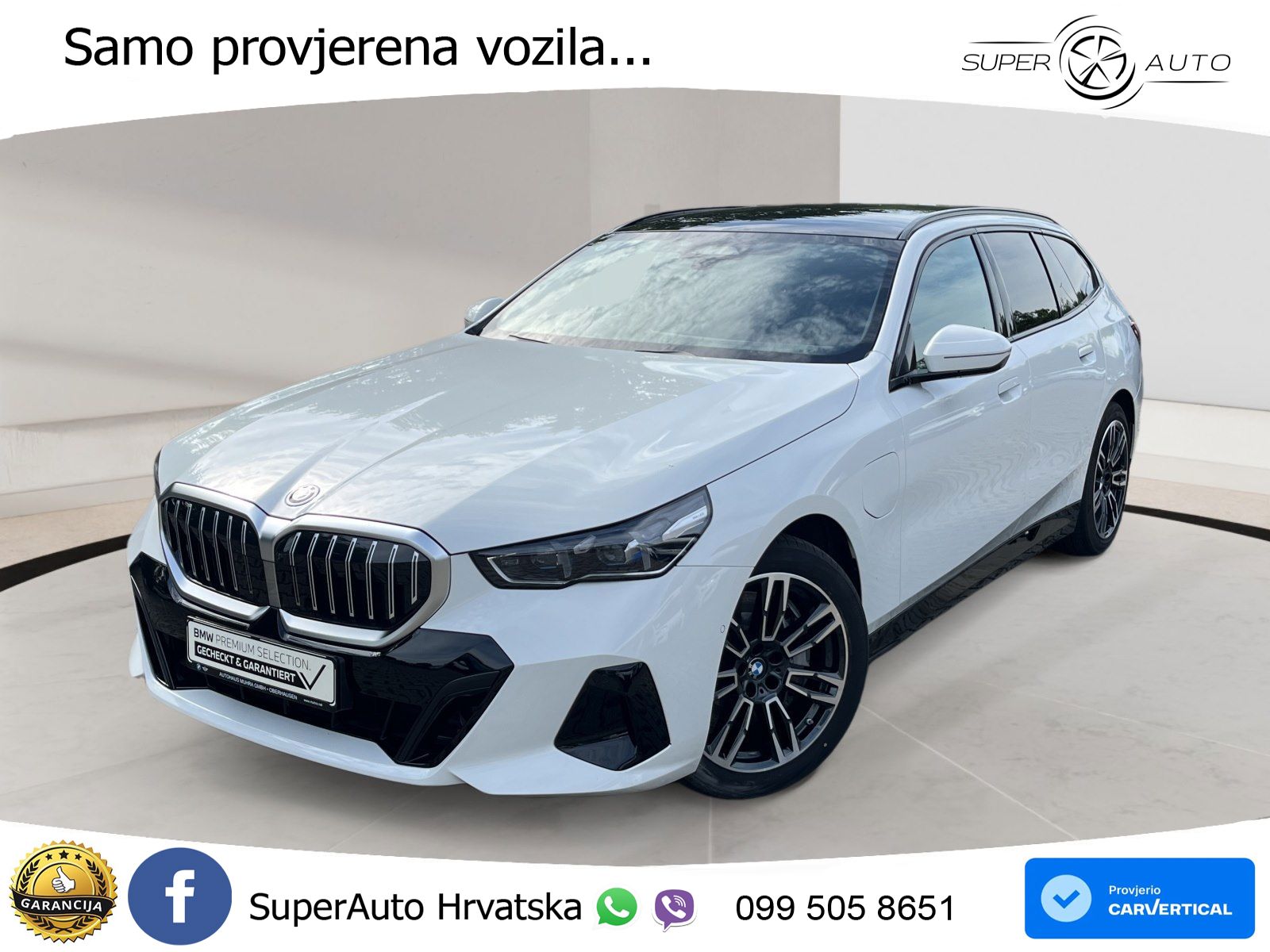 BMW 550e Touring (489 KS) xDrive Steptronic M Sport ACC+HEAD+4xGR SJED+360+PANO