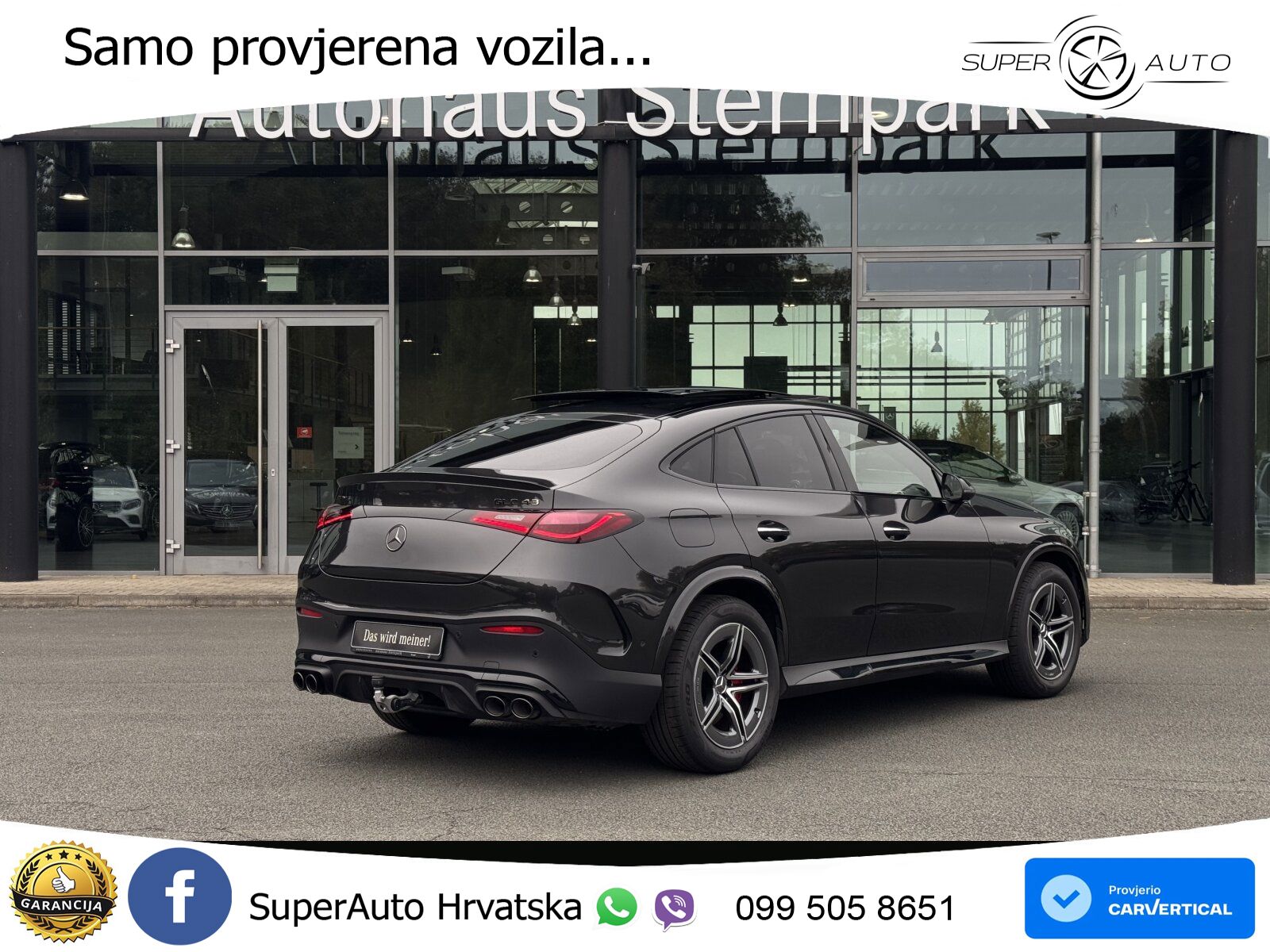 Mercedes GLC Coupe AMG GLC 43 (421 KS) 4MATIC AMG SPEEDSHIFT MCT 9G ACC+HEAD+GR SJED+360+PANO