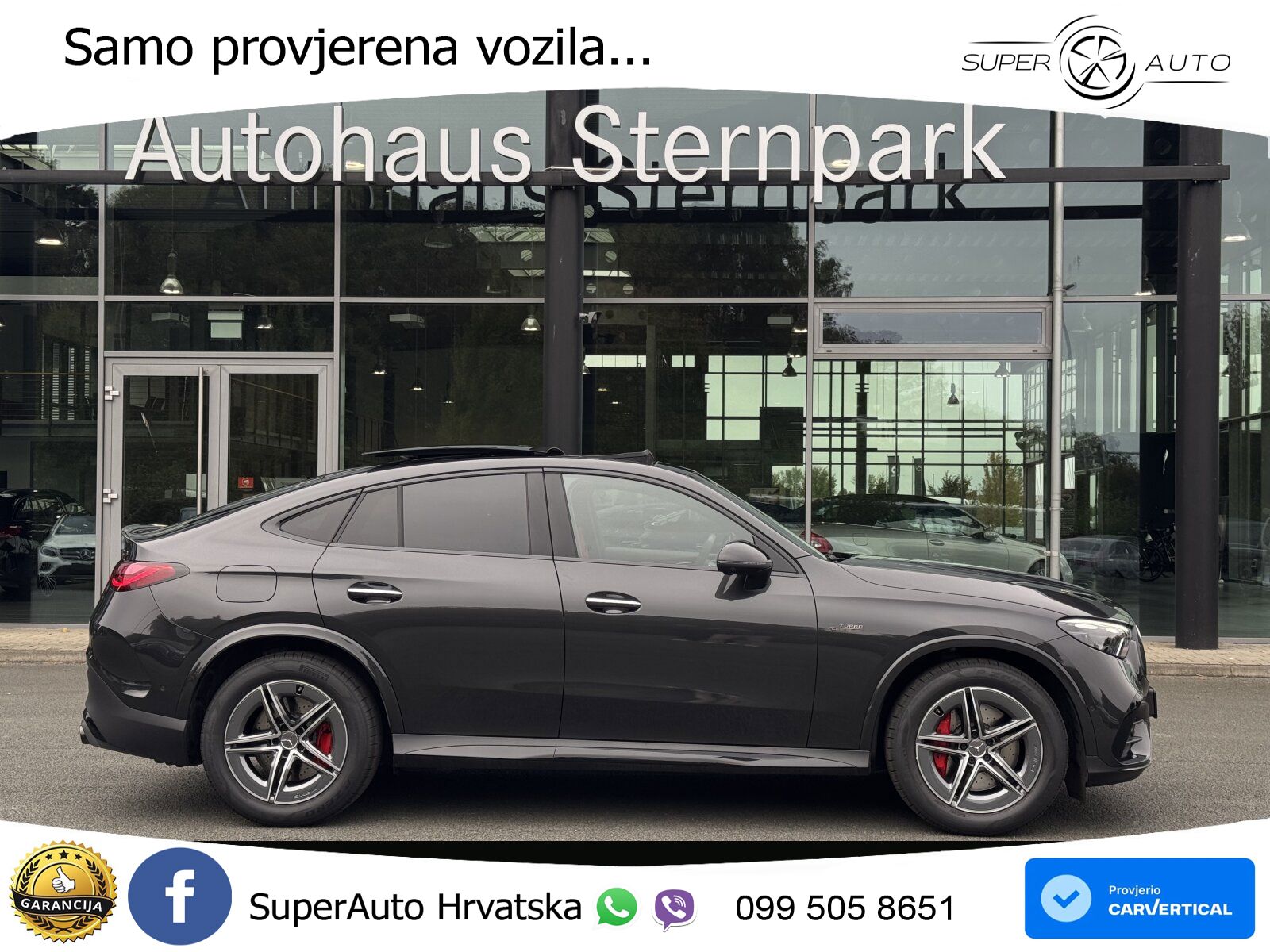Mercedes GLC Coupe AMG GLC 43 (421 KS) 4MATIC AMG SPEEDSHIFT MCT 9G ACC+HEAD+GR SJED+360+PANO