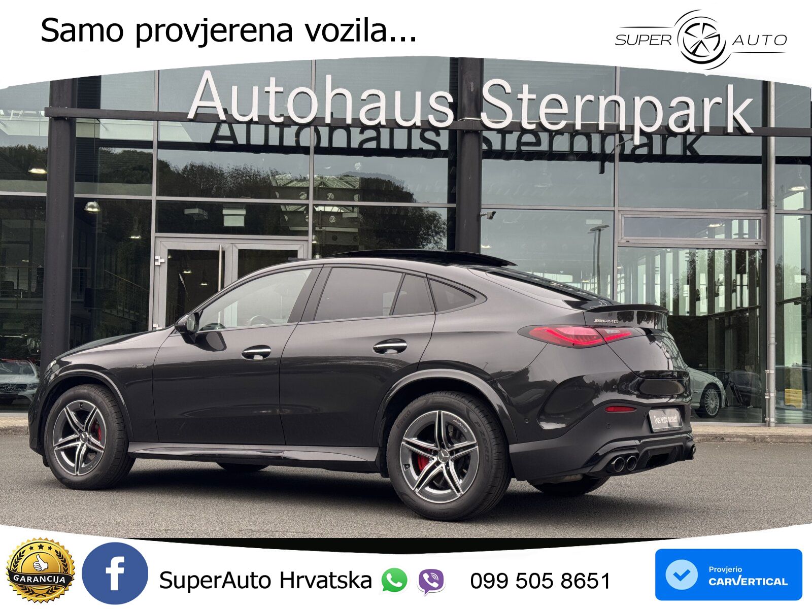 Mercedes GLC Coupe AMG GLC 43 (421 KS) 4MATIC AMG SPEEDSHIFT MCT 9G ACC+HEAD+GR SJED+360+PANO