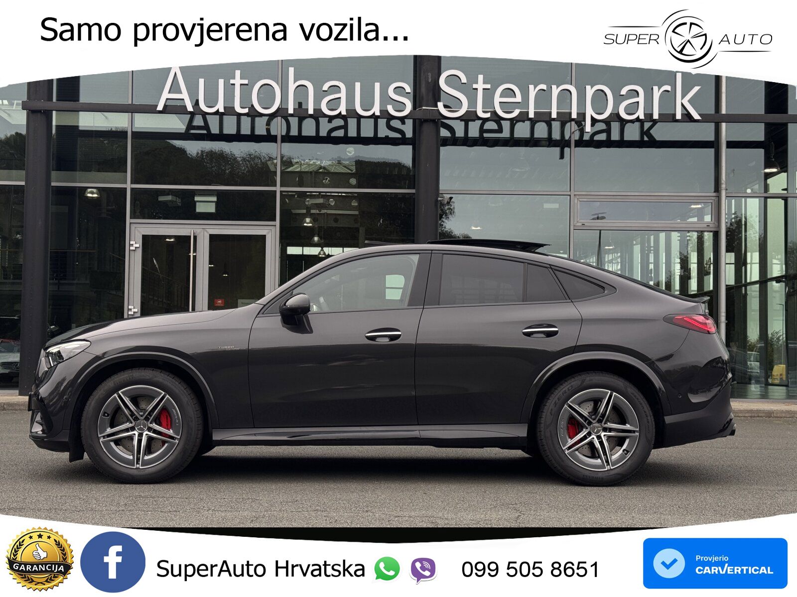 Mercedes GLC Coupe AMG GLC 43 (421 KS) 4MATIC AMG SPEEDSHIFT MCT 9G ACC+HEAD+GR SJED+360+PANO