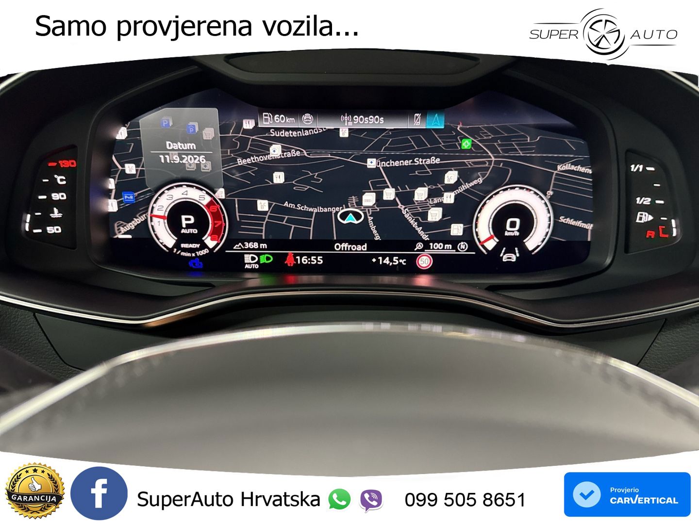 Audi RS6 Avant 4.0 TFSI V8 performance (630 KS)  quattro tiptronic MATRIX+GR SJED+KAM