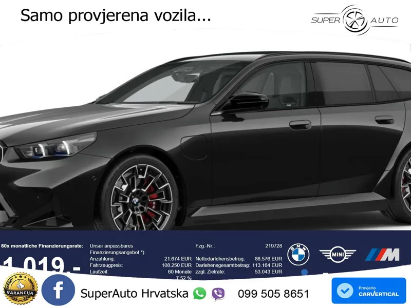 BMW M5 Touring 4.4 V8 (727 KS) xDrive Steptronic LED+GR SJED+ACC