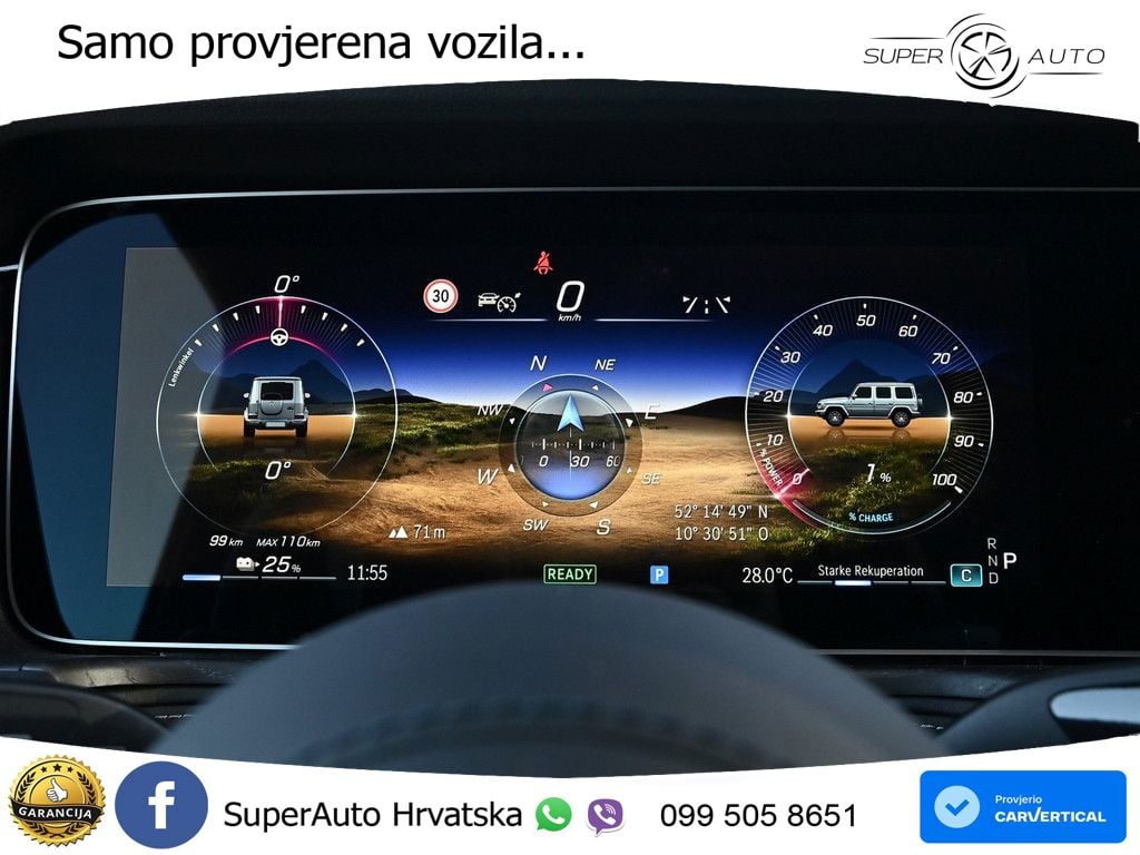 Mercedes G 580 EQ Long 116 kWh (587 KS) 4MATIC AMG LED+GR SJED+ACC