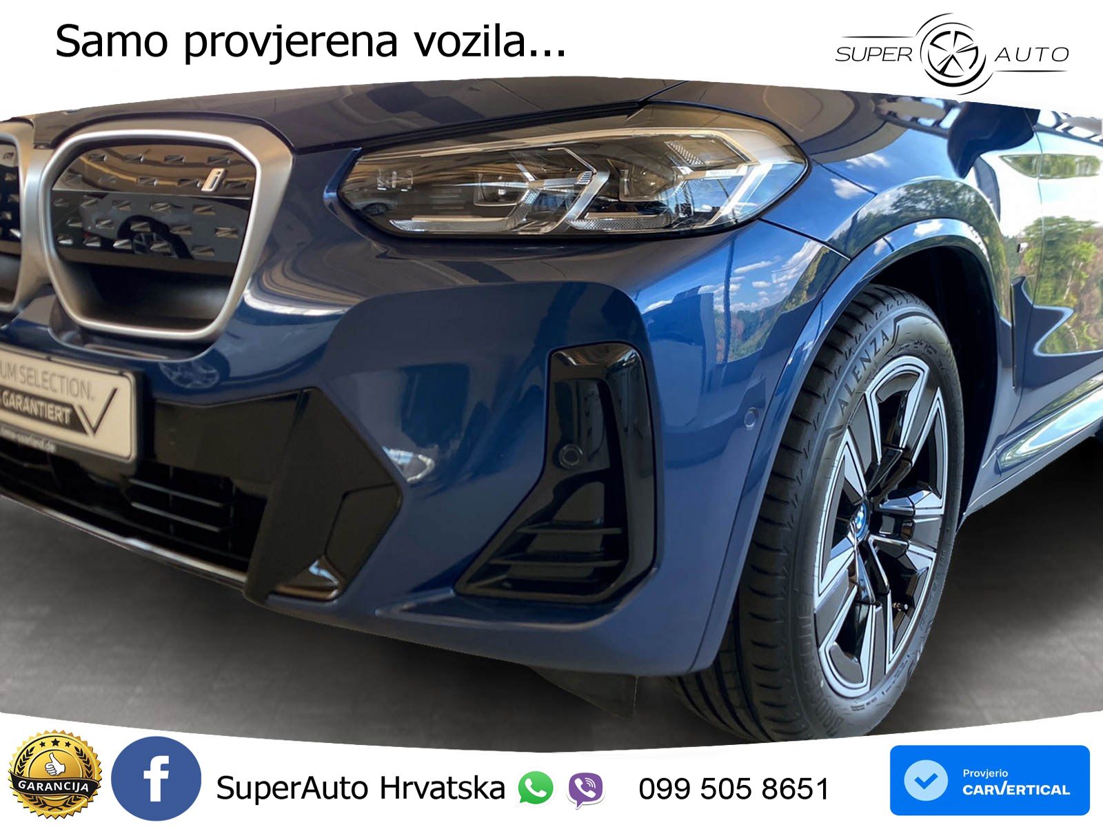 BMW iX3 80 kWh (286 KS) M Sport