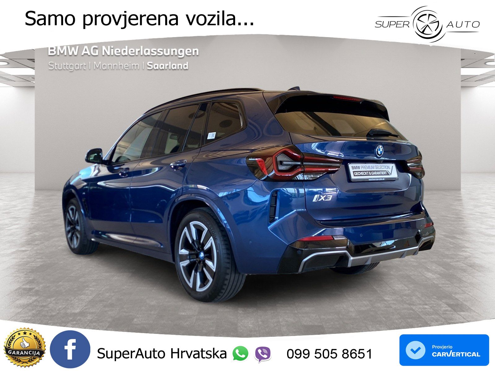 BMW iX3 80 kWh (286 KS) M Sport