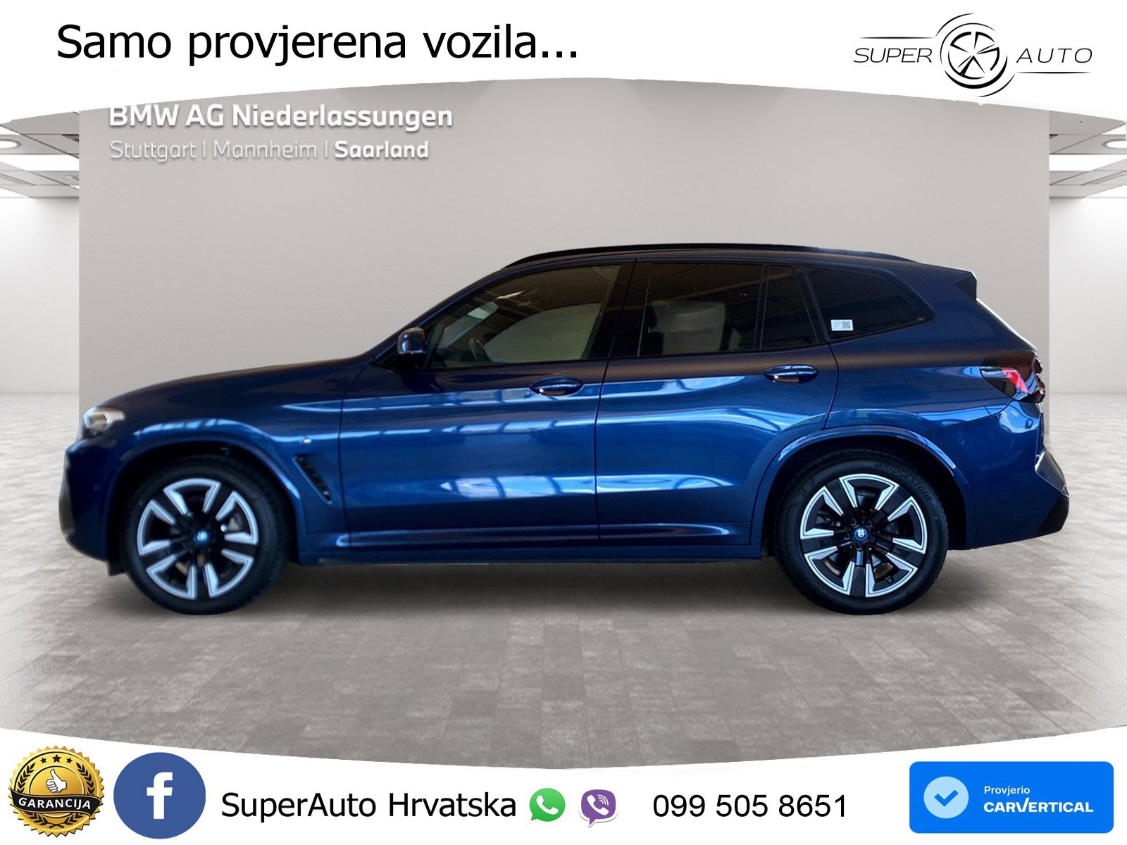 BMW iX3 80 kWh (286 KS) M Sport