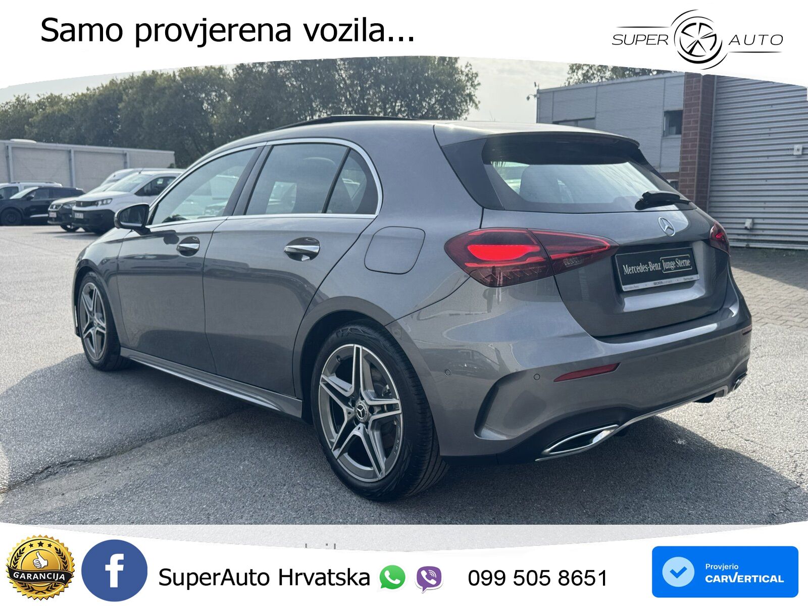 Mercedes-Benz A 200 7G-DCT AMG ACC+GR SJED+360+PANO