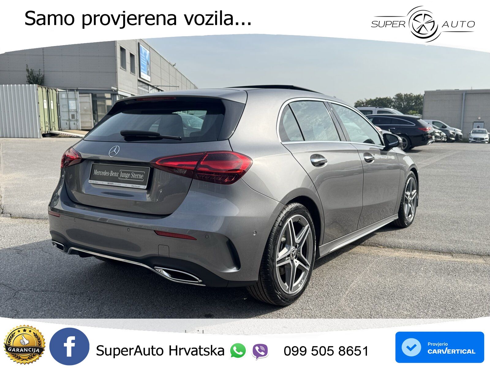 Mercedes-Benz A 200 7G-DCT AMG ACC+GR SJED+360+PANO