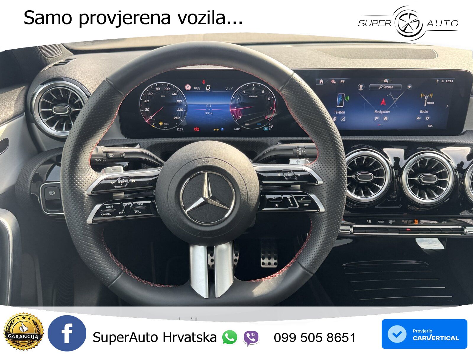Mercedes-Benz A 200 7G-DCT AMG ACC+GR SJED+360+PANO
