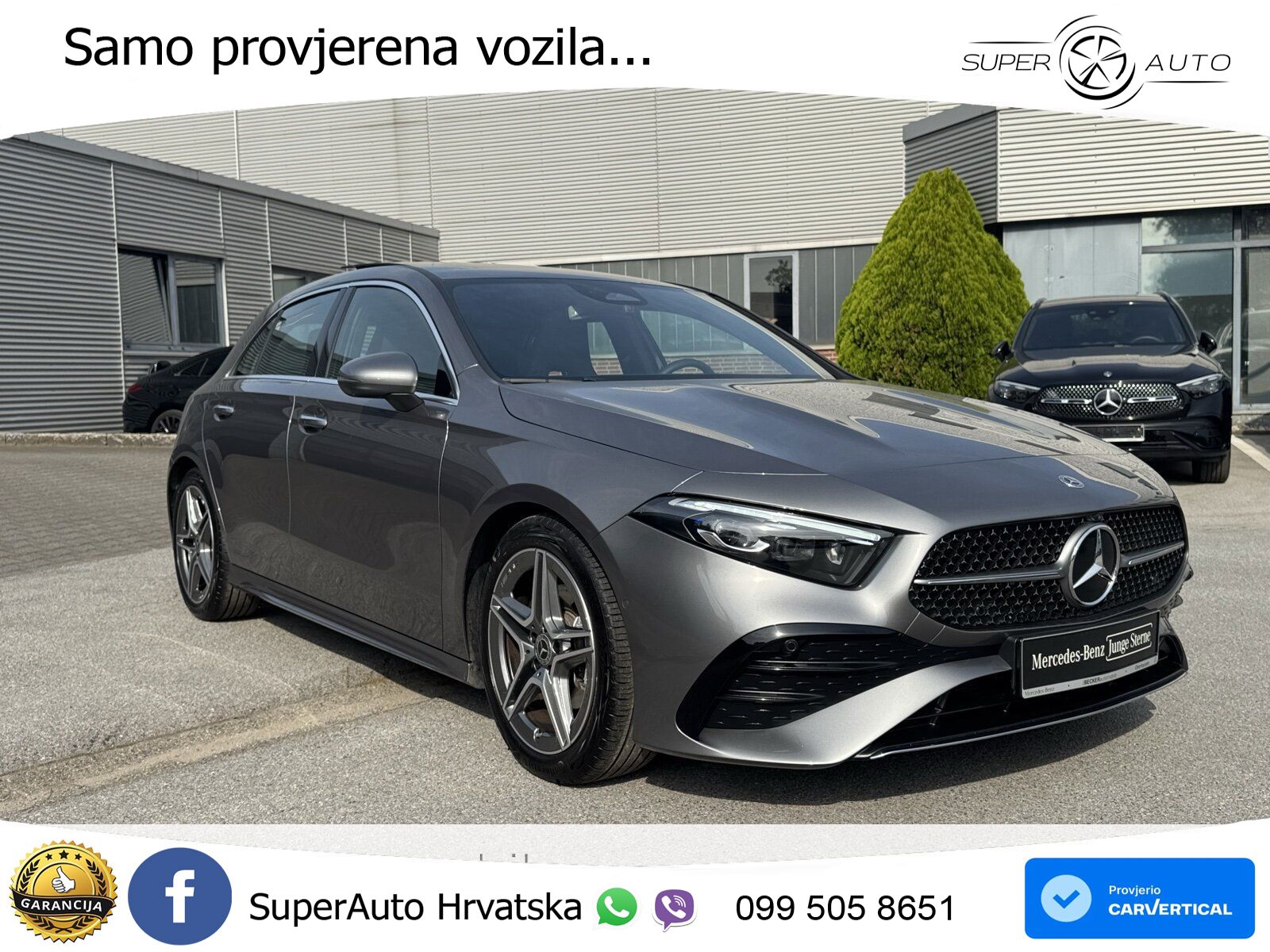 Mercedes-Benz A 200 7G-DCT AMG ACC+GR SJED+360+PANO