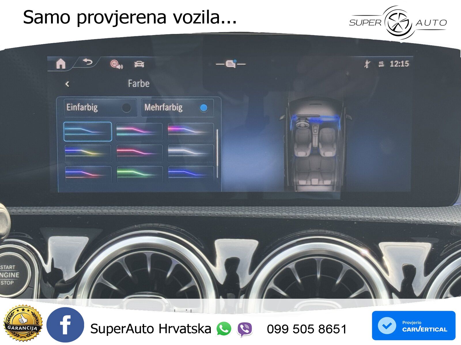 Mercedes-Benz A 200 7G-DCT AMG ACC+GR SJED+360+PANO