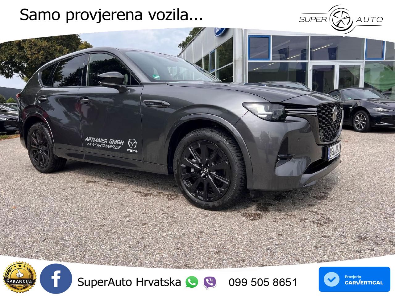 Mazda CX-60 3.3 e-Skyactiv D (254 KS) AWD Automatic MATRIX+GR SJED+KAM