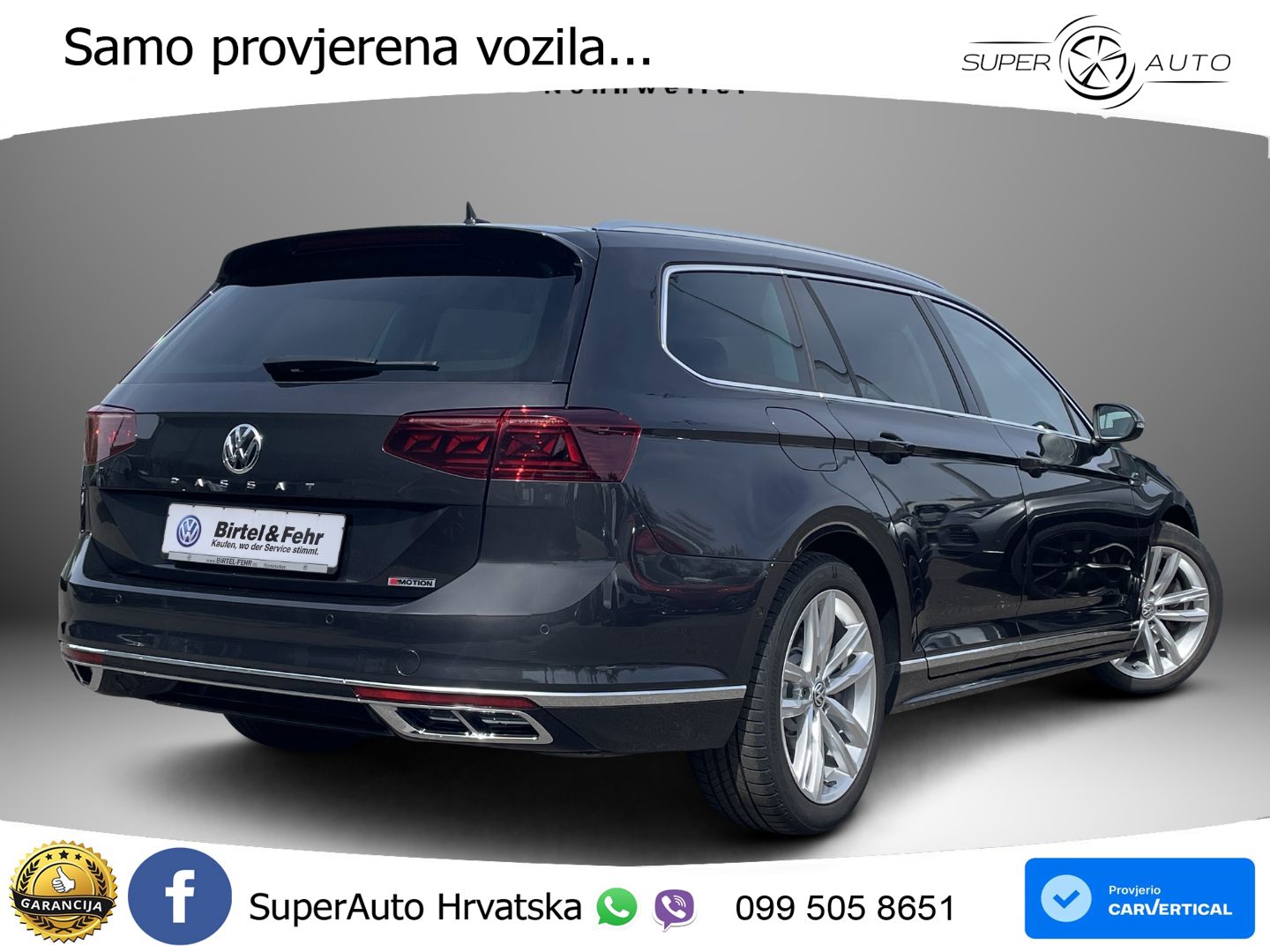 Volkswagen Passat Variant 2.0 TSI (272 KS) 4MOTION DSG R-Line MATRIX+GR SJED+KAM