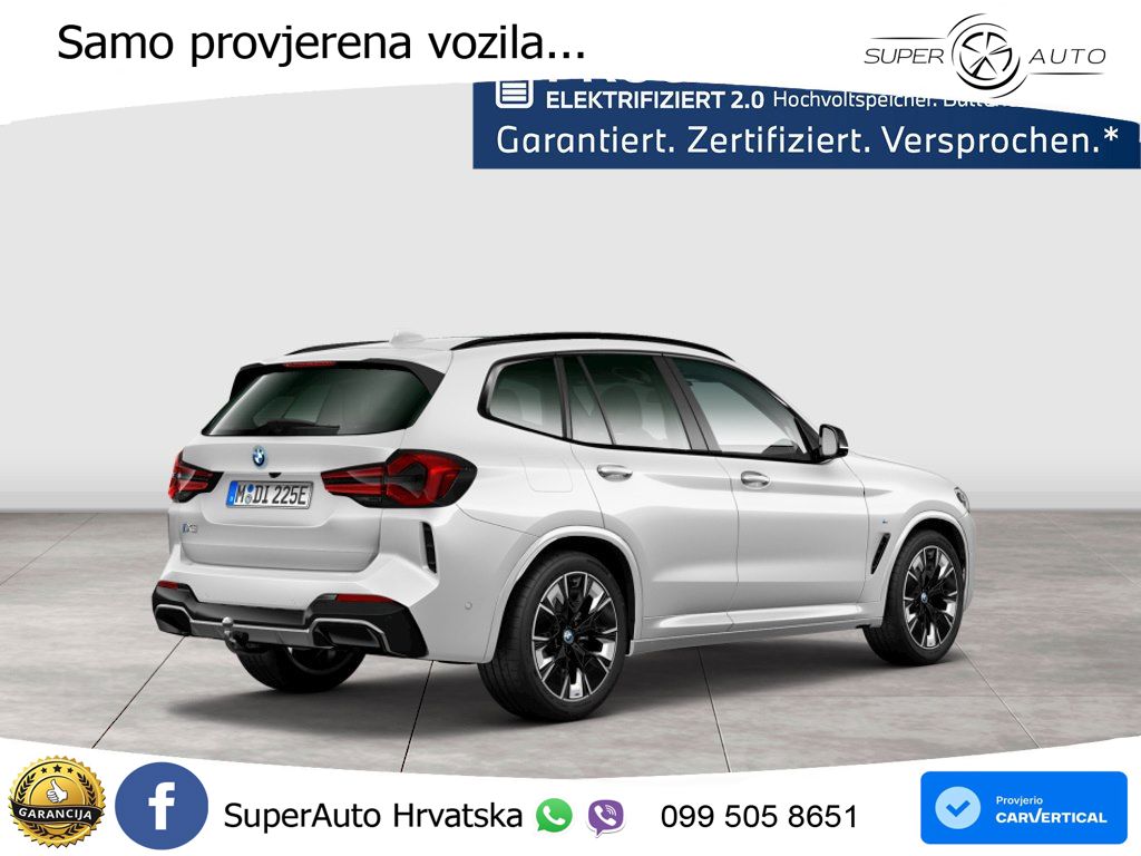BMW iX3 80 kWh (286 KS) M Sport LED+GR SJED+ACC