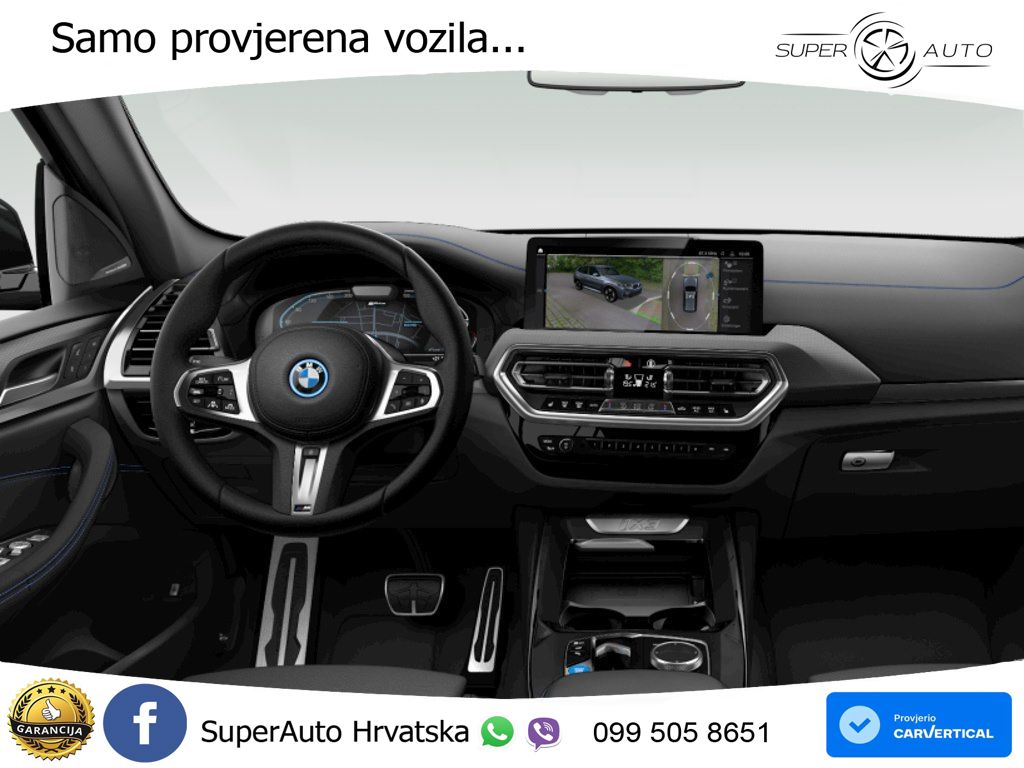 BMW iX3 80 kWh (286 KS) M Sport LED+GR SJED+ACC