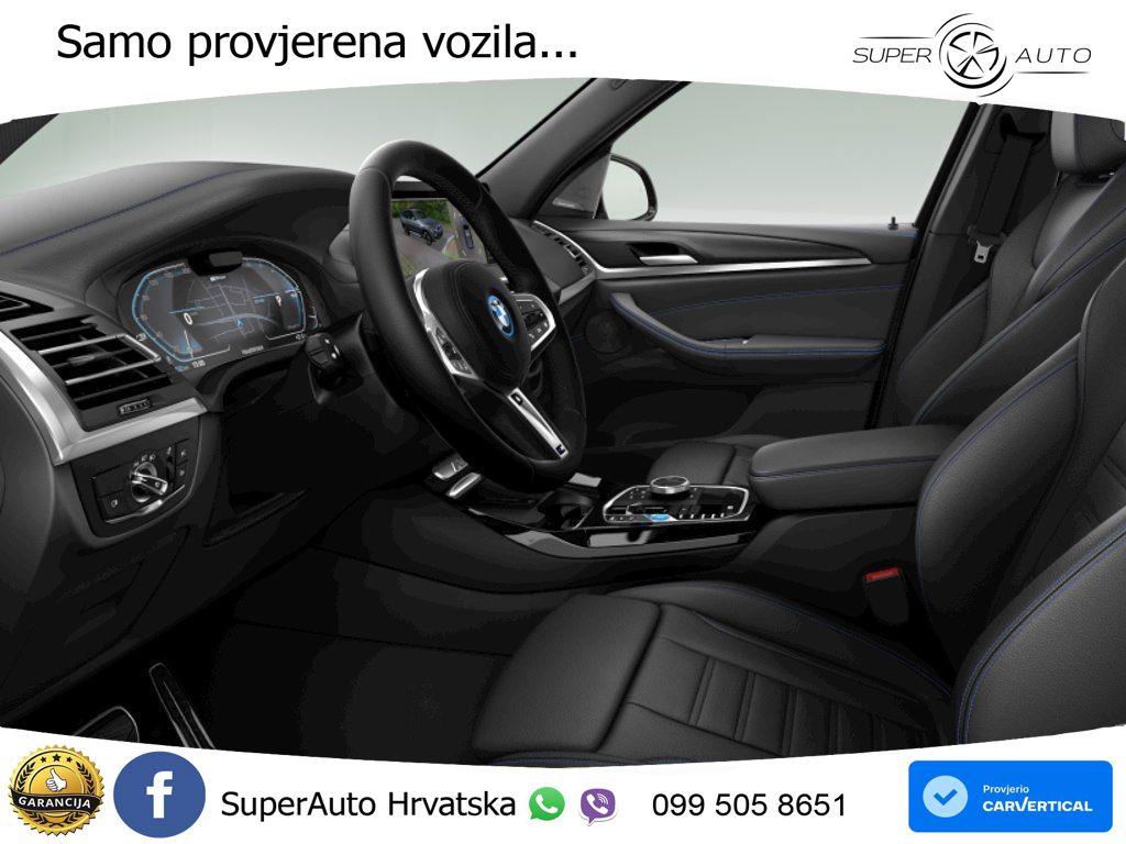 BMW iX3 80 kWh (286 KS) M Sport LED+GR SJED+ACC