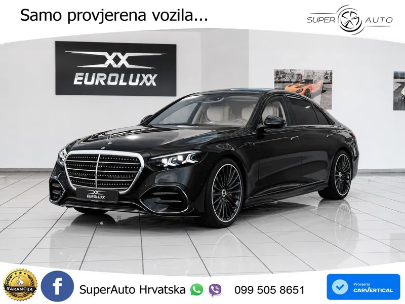 Mercedes S 580 V8 (537 KS) EQ Boost 4MATIC 9G-TRONIC ACC+HEAD+4xGR SJED+360+PANO