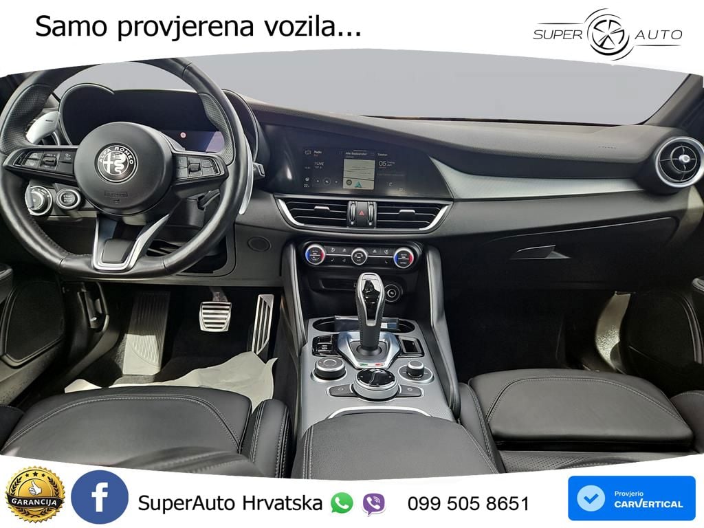 Alfa Romeo Giulia 2.0 Turbo (280 KS) Q4 Automatic LED+GR SJED+ACC