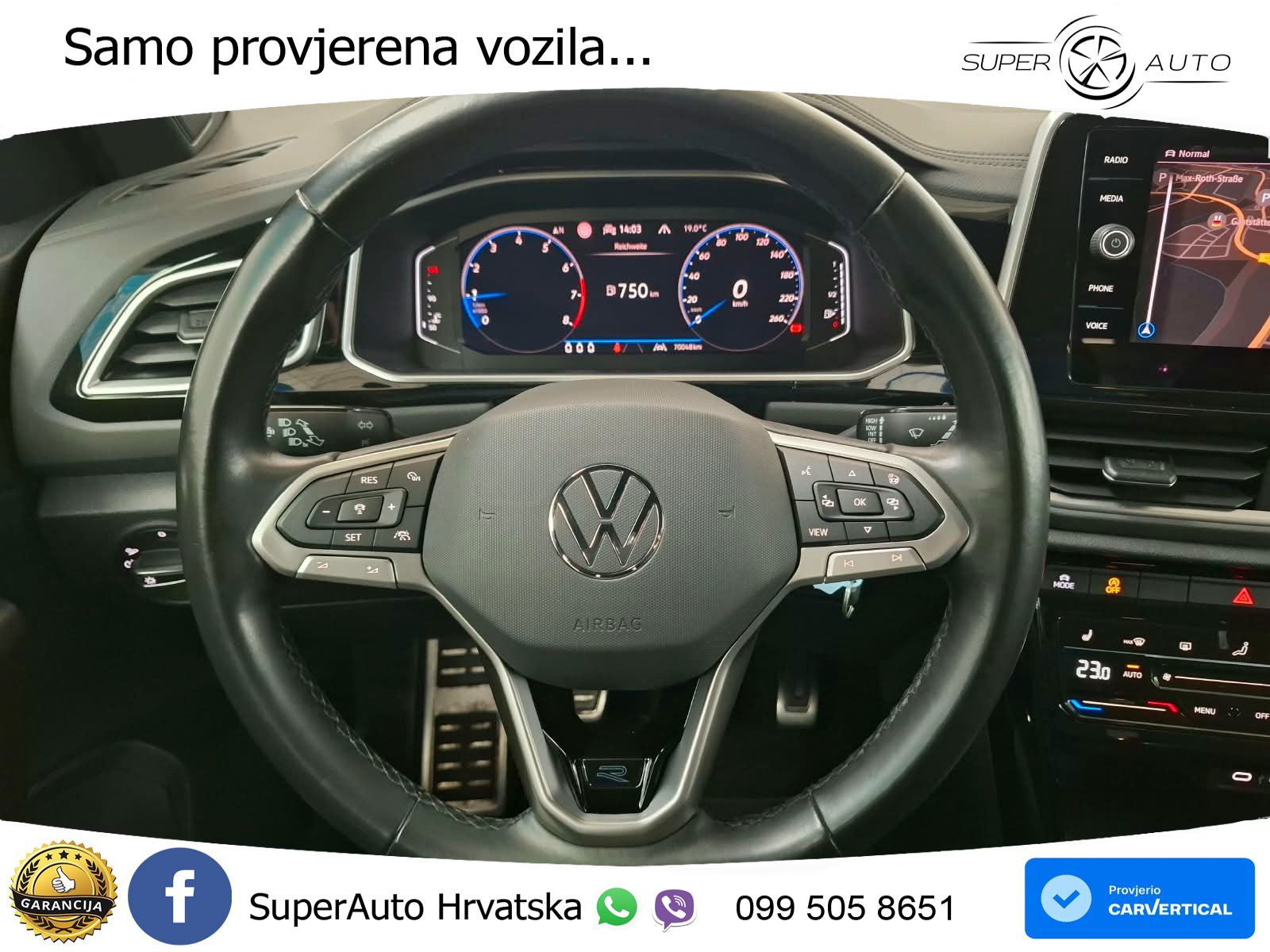 Volkswagen T-Roc 1.5 TSI (150 KS) R-Line LED+GR SJED+ACC