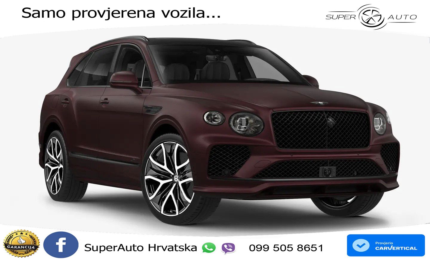 Bentley Bentayga Speed 4.0 V8 (650 KS) AWD Automatic ZRAČNI+ACC+GR SJED+KAM+PANO