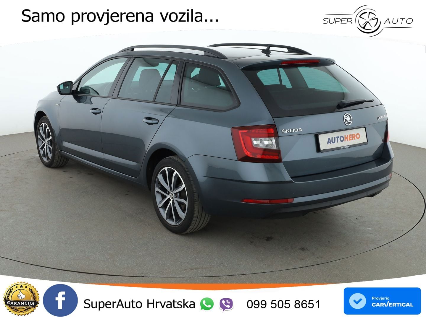 Škoda Octavia Combi 2.0 TDI (150 KS) DSG LED+GR SJED+ACC