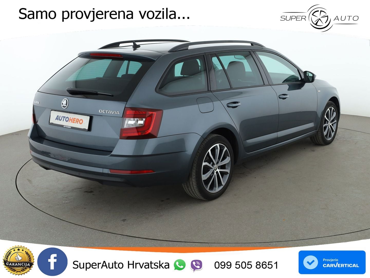 Škoda Octavia Combi 2.0 TDI (150 KS) DSG LED+GR SJED+ACC