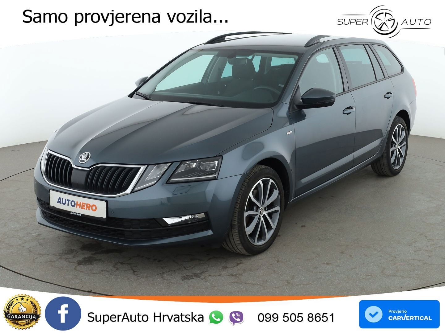 Škoda Octavia Combi 2.0 TDI (150 KS) DSG LED+GR SJED+ACC