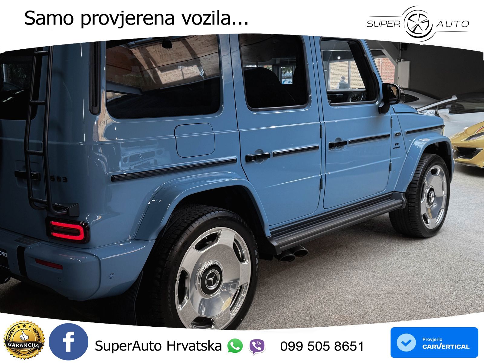 Mercedes AMG G 63 Long V8 (585 KS) 4MATIC 9G-TRONIC AMG SPEEDSHIFT TCT Superior LED+GR SJED+ACC