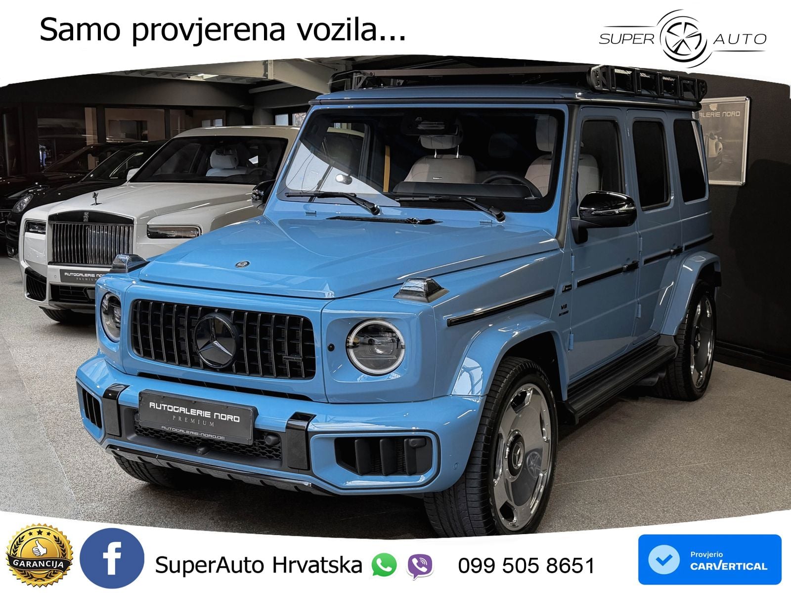 Mercedes AMG G 63 Long V8 (585 KS) 4MATIC 9G-TRONIC AMG SPEEDSHIFT TCT Superior LED+GR SJED+ACC