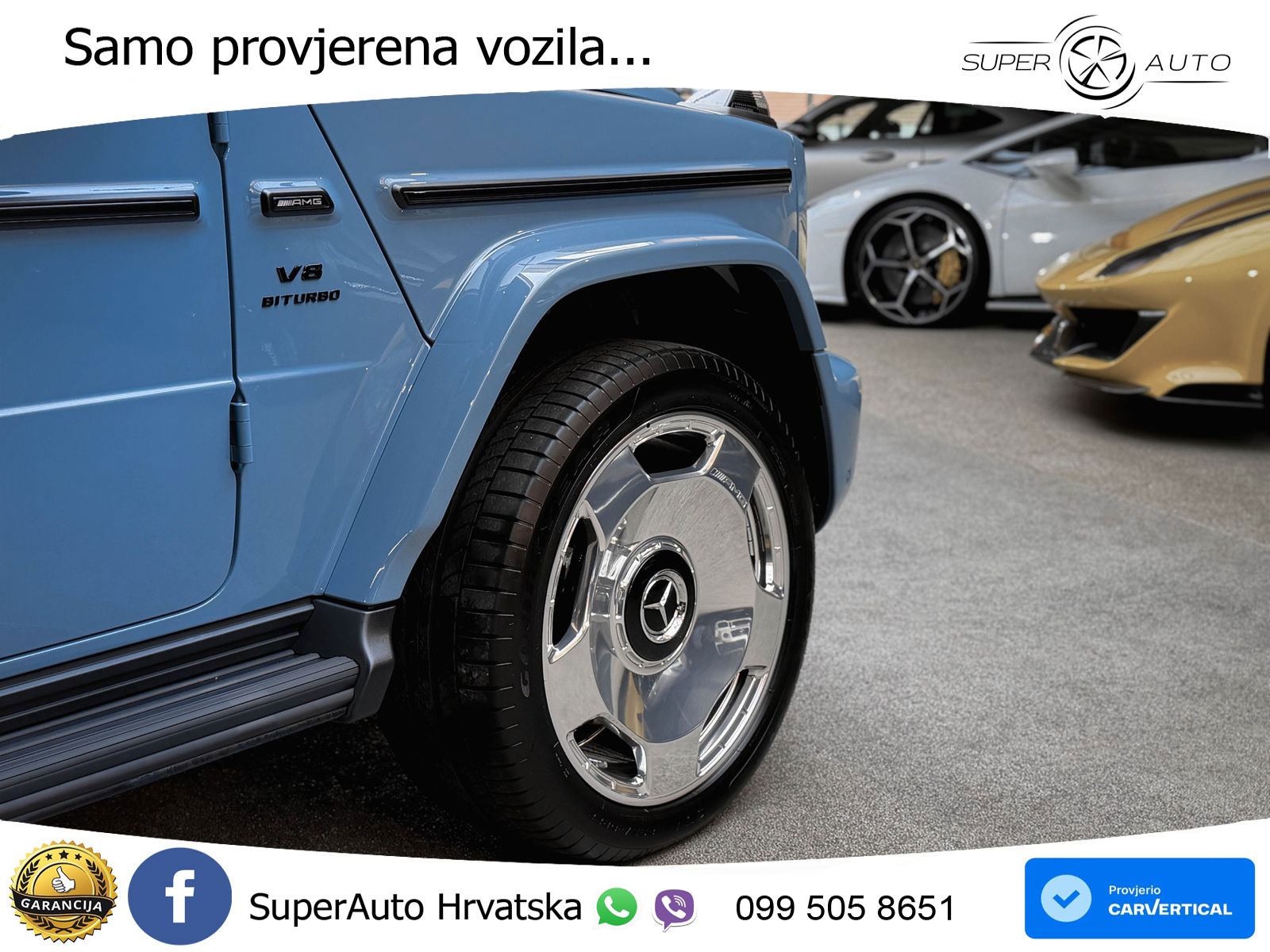 Mercedes AMG G 63 Long V8 (585 KS) 4MATIC 9G-TRONIC AMG SPEEDSHIFT TCT Superior LED+GR SJED+ACC