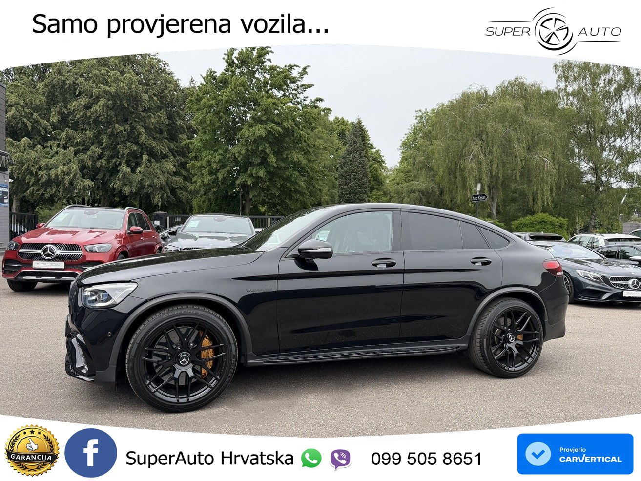 Mercedes GLC Coupe AMG 63 S (510 KS) 4MATIC+ MCT ACC+HEAD+4xGR SJED+360+PANO