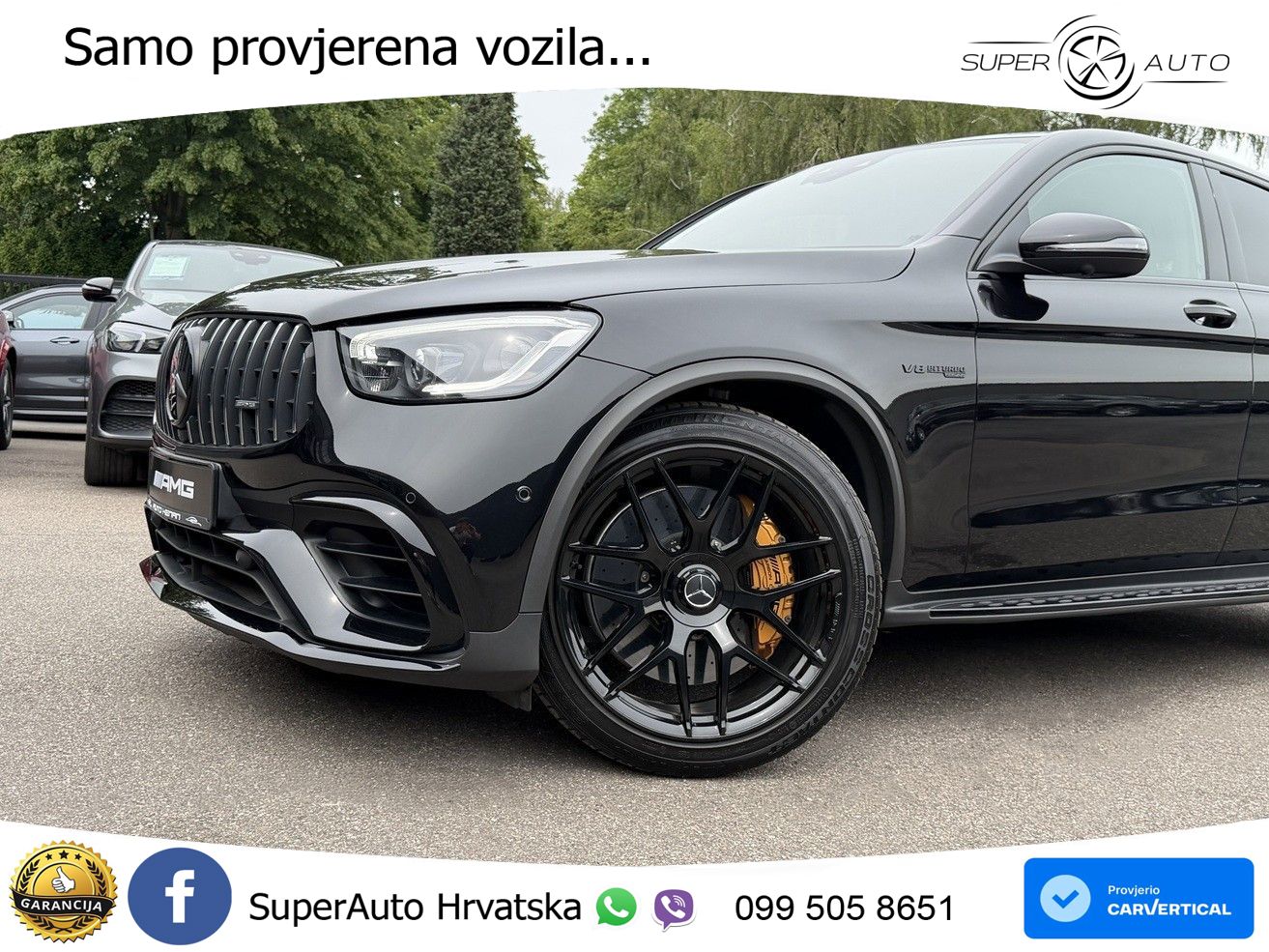 Mercedes GLC Coupe AMG 63 S (510 KS) 4MATIC+ MCT ACC+HEAD+4xGR SJED+360+PANO