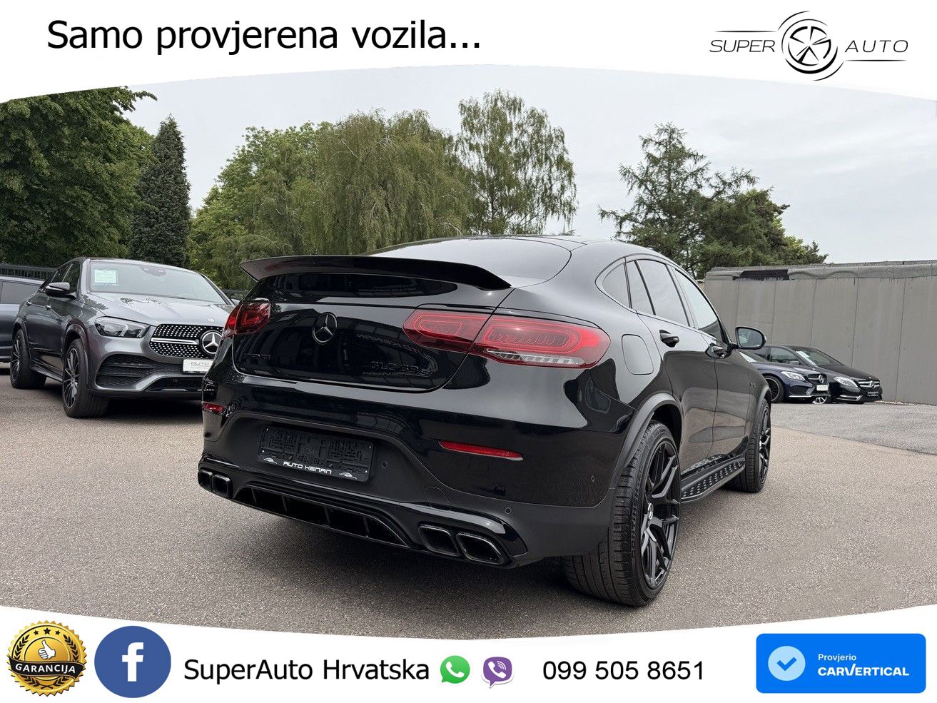 Mercedes GLC Coupe AMG 63 S (510 KS) 4MATIC+ MCT ACC+HEAD+4xGR SJED+360+PANO