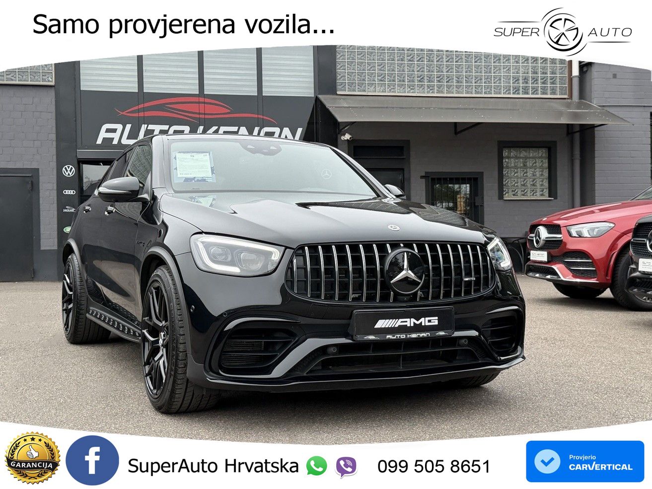 Mercedes GLC Coupe AMG 63 S (510 KS) 4MATIC+ MCT ACC+HEAD+4xGR SJED+360+PANO